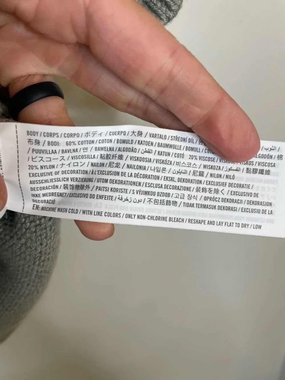 NWT Abercrombie & Fitch Short-Sleeve Crew Cardigan in Frosty Olive - Picture 7 of 7